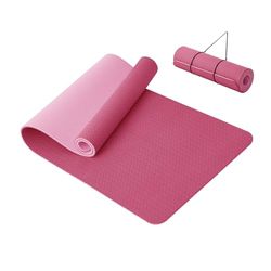 Good Nite Yogamat Dikke 10 mm Oefenmatten TPE Yogamatten Voor Vrouwen & Mannen Antislip Gym Matten Voor Thuis Fitness Workout Mat Pilates