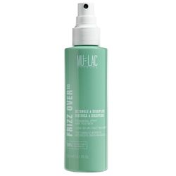 MULAC | FRIZZ OVER10 - Trattamento Intensivo Anticrespo Senza Risciacquo, Latte Spray Termoprotettore, Districante e Idratante, con Latte di Cocco e Avocado, Vegan, 150ml