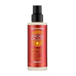 Creme of Nature Argan Oil Perfect 7, Trattamento 7 in 1 Senza Risciacquo, Protettore Termico, Lucentezza e Protezione per Tutti i Tipi di Capelli, 150 ml