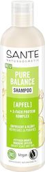 SANTE Naturkosmetik Pure Balance Shampoo Bio Mela + 3 strati di proteine, shampoo vegano per capelli puliti e rinfrescati, idrata intensamente i capelli secchi, 250 ml