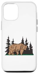 Carcasa para iPhone 12/12 Pro Elijo el oso divertido Un viaje en el bosque