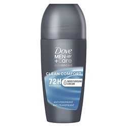 Dove Men+Care Advanced Clean Comfort Déodorant à bille pour homme avec technologie triple action pour une protection 72 h contre la transpiration et les odeurs 50 ml