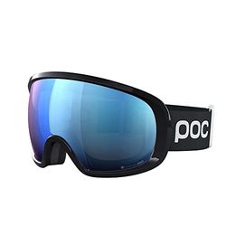 POC Fovea Clarity Comp + Lunettes de Ski Adulte Unisexe, Uranium Black/Spektris Blue, Taille Unique