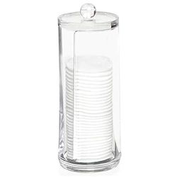 Relaxdays Orion Boîte de rangement pour cotons cotons, cotons-tiges, distributeur de cotons, cosmétiques