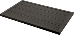 Steinbach Outdoor Bodemelement, voor ladders en zonnedouches, 101 x 63 x 5,5 cm, donkergrijs, 049028
