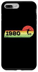 Giocatore di badminton Compleanno nata nel 1980 Badminton Custodia per iPhone 7 Plus/8 Plus
