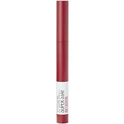 MAYBELLINE New York Super Stay Ink Crayon - Rossetto opaco e duraturo, n. 45 Hustle in tacchi, 1,5 g