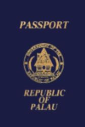 Republic of Palau Passport Replica Lined Hardcover 6'' x 9'' Notebook / Journal 120 pages