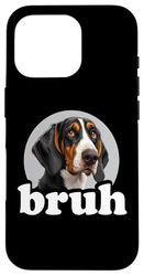 Funny Kids Bruh Bluetick Coonhound Lover Custodia per iPhone 16 Pro
