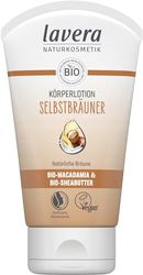 lavera brun lotion kropp – brun utan sol – naturlig solbränna – fuktgivande – vegansk – naturkosmetik – 125 ml