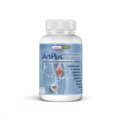 Healthy Fusion Tratamiento para articulaciones, músculos y huesos | Antiinflamatorio y Analgésico | Cúrcuma con Condroitina, Glucosamina y Bioperina | 90 Caps