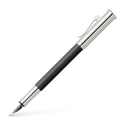 Graf von Faber-Castell Guilloche 146542 - Pluma estilográfica (punta EF, 1 unidad), color negro