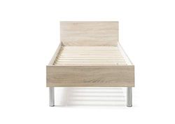 Stella Trading OPTIMUS Lit simple - imitation chêne Sonoma - 96 x 76 x 206 cm (L/H/P)
