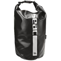 Seac Dry Bag, saco impermeável impermeável, saco seco para mergulho, caiaque, vela, pesca, natação e outros desportos, 5 lt, preto