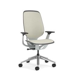 Steelcase Karman Silla de Oficina ergonómica de Altura Regulable con tapizado Opaque Gris Gaviota