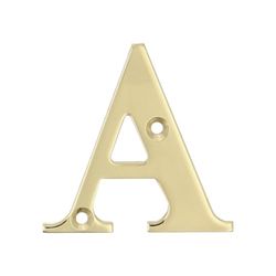 Amig Stainless Steel Letter A for Indoor and Outdoor Screws, 100 mm, Heavy Duty for Portals, Walls or Facades, Silver Finish