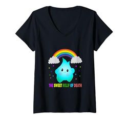 Mujer Luma arcoíris Camiseta Cuello V