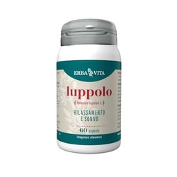 ERBA VITA Integratore Alimentare di Luppolo- 60 Capsule - Favorisce il rilassamento e il riposo notturno