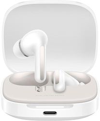 Xiaomi Redmi Buds 6 | Bezprzewodowe słuchawki Bluetooth z redukcją szumów | Słuchawki bezprzewodowe o żywotności 42 h | Słuchawki z potrójnym mikrofonem | Białe słuchawki