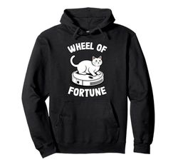 Wheel Of Fortune Robot Vacuum Cleaner Funny Cat Pullover Hoodie
