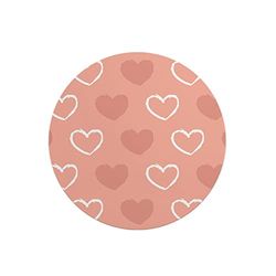 Questo Casa, Round Digital Printed Mouse Pad, Non-Slip Base, for Office and Home, Diameter:22cm