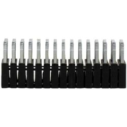 Arrow 591189BL Insulated Staples (300) 8x8mm - Black, Silver