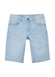 s.Oliver Junior Boy's Jeans Bermuda, Fit Seattle, blauw, 146, blauw, 146 cm