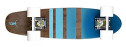Ridge Mini Cruiser Skate Dark Dye Bois Planche à roulettes complet Numéro trois/ Blanc