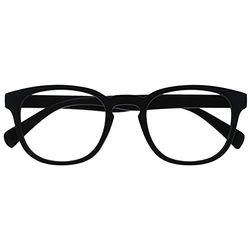 OPULIZE Pop Óculos de distância preto visão curta miopia retro redondo homens mulheres dobradiças mola M2-1 -2,00