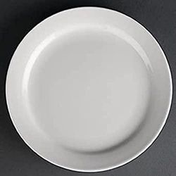 Olympia Athena Hotelware - Piatto stretto con bordo, 165 mm, 12 pezzi, 165 mm