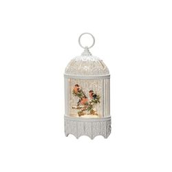 Konstsmide 4283-200 décoration de Noël, Plastique PVC, White, Bullfinchs on Branch