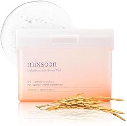 mixsoon Galactomyces Toner Pads 60 EA, Hydrating & Clarifying Toner Pads for Smooth Skin, Gently Exfoliates & Balances, Vegan & Cruelty-Free, Suitable for All Skin Types, Korean Skincare