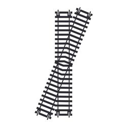 Hornby R614 OO Gauge Links Diamond Crossing Track - Extra Track Pieces voor Model Railway Sets, Model Trein Track Stukken - Schaal 1:76
