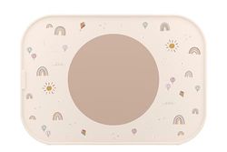 Mepal Placemat Mio, Non-slip Circle keeps Items in place, Easy to clean, Non-slip Circle can be removed, Sturdy, can also be used as a Tray, Dishwasher Safe, Sunshine and Rainbow