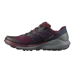 Salomon Femme Sense Ride Chaussures de randonnée, Sense Ride 4 Wine Tasting Quiet Shade Ebony, 43 1/3 EU