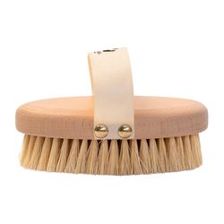 Eco Bath London Escova de mão de sisal natural, banho escovada de pele seca, escova de massagem esfoliante, tratamento de celulite, elimina a pele morta e toxinas com sisal natural