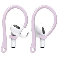 StyleDesign, ganci per orecchie, compatibili con Apple AirPods Pro & AirPods 2, 1 supporto per orecchio, perfetto per sport e attività all'aperto, viola