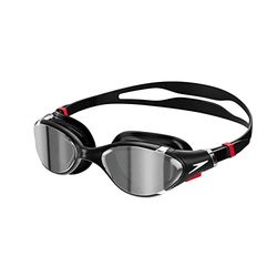 Speedo Unisex Biofuse 2.0 Mirror Simglasögon för vuxna, svart, silver, onesize