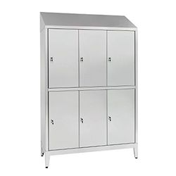 Glooke Selected Armadio, Acciaio Inox, Grigio, Taglia Unica