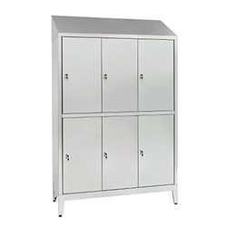 Glooke Selected Armoire, Acier Inoxydable, Gris, Taille Unique