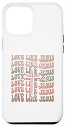 Custodia per iPhone 15 Plus Amore come Gesù Religioso Dio Fede Cristiano Donne Ragazza Bambino
