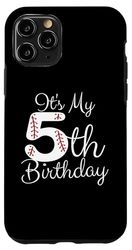 It's My 5th Birthday Baseball Player 5th Birthday Player Case for iPhone 11 Pro