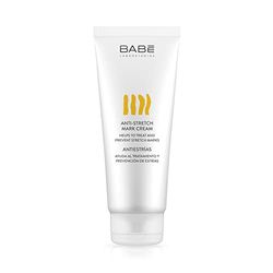 LABORATÓRIOS BABÉ Creme anti-estrias 200 ml | Corretora e reafirmante com rosa de mosquito e centella asiática, evita e atenua estrias de emagrecimento, gravidez, peito e puberdade