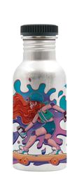 Botella aluminio 0,6 L. tapón Plain - Skate