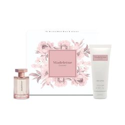 MADELEINE ESSENTIEL | Confezione Regalo, Profumo Donna da 100ml e Crema Corpo 200ml, Fragranza Dolce e Avvolgente