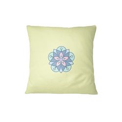 Bona Basics, Funda de cojín Decorativa,Decoración del hogar, para sofá, cafetería, Tamaño: 45X45 cm, Color: Amarillo Claro