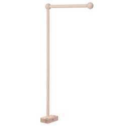 babybay Mobilehouder geschikt voor alle modellen met ronde staven, traploos verstelbaar, van massief beukenhout (naturel onbehandeld)