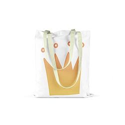 Bonamaison Printed Tote Bag, Reusable Grocery Bag, Shopping Bag, Machine Washable, Foldable, Canvas Cloth Bag with Handles, Size: 34x40 Cm