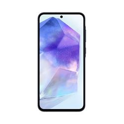 SAMSUNG Galaxy A55 5G, Clear Cover inclusa, Smartphone Android 14, Display FHD+ Super AMOLED 6.6”, 8GB RAM e 128GB di memoria interna espandibile, Batteria 5.000 mAh, Awesome Navy [Versione Italiana]