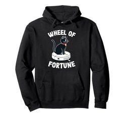 Wheel Of Fortune Robot Vacuum Cleaner Funny Cat Pullover Hoodie